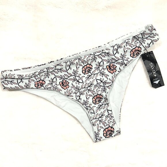 NWT Tavik Ali Moderate Swim Bottom in Light Blue Wild Flower Print - Large - Picture 2 of 8